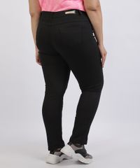 Calca-Jeans-Feminina-Plus-Size-Sawary-Super-Skinny-Cintura-Alta-Preta-9945291-Preto_2