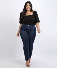 Calca-Jeans-Feminina-Plus-Size-Sawary-Super-Skinny-Cintura-Alta-Azul-Escuro-9949266-Azul_Escuro_3