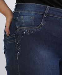Calca-Jeans-Feminina-Plus-Size-Sawary-Super-Skinny-Levanta-Bumbum-Cintura-Alta-Azul-Escuro-9945299-Azul_Escuro_4