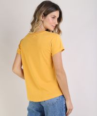 Blusa-Feminina--Power-In-Life--Manga-Curta-Mostarda-9615400-Mostarda_2