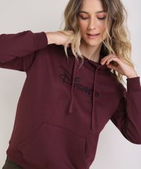 Blusao-de-Moletom-Felpado-Feminino-Disney-com-Capuz-Vinho-9952271-Vinho_4