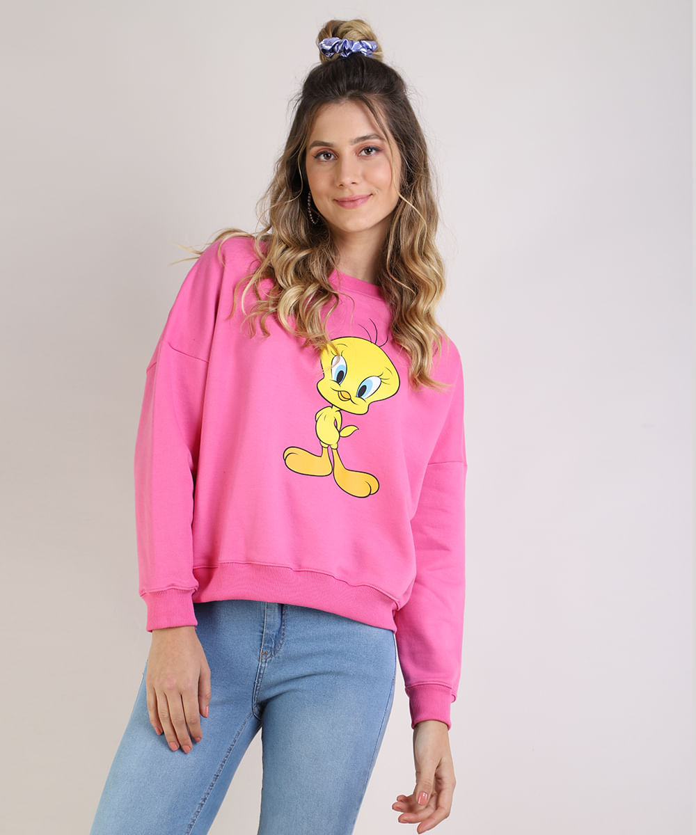 Blusao-de-Moletom-Feminino-Os-Simpsons-Decote-Redondo-Branco-9954548-Branco_1