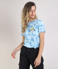 Blusa-Feminina-Lindinha-As-Meninas-Super-Poderosas-Estampada-Tie-Dye-Manga-Curta-Decote-Redondo-Azul-Claro-9953424-Azul_Claro_1