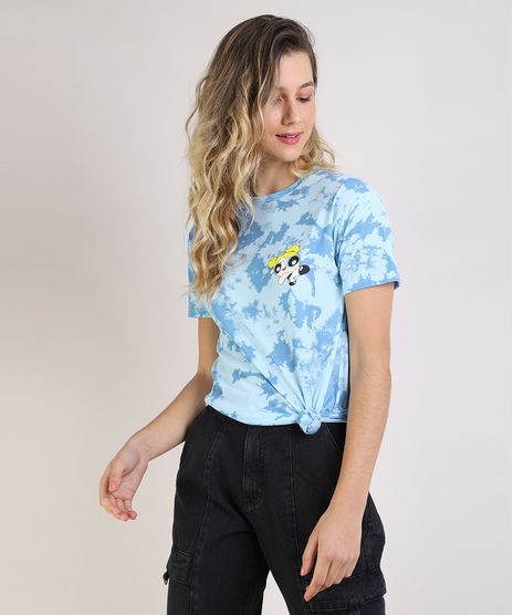Blusa-Feminina-Lindinha-As-Meninas-Super-Poderosas-Estampada-Tie-Dye-Manga-Curta-Decote-Redondo-Azul-Claro-9953424-Azul_Claro_1
