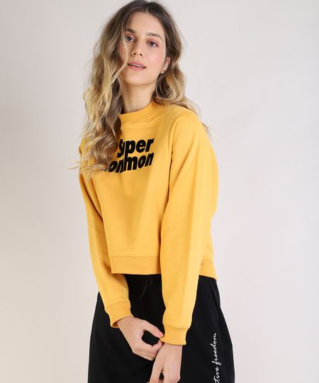 Blusao-de-Moletom-Feminino--Super-Common--Flocado-Gola-Alta-Mostarda-9459905-Mostarda_1_1 Blusao-de-Moletom-Feminino--Super-Common--Flocado-Gola-Alta-Mostarda-9459905-Mostarda_1_1