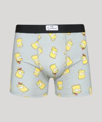 Cueca-Masculina-Boxer-Os-Simpsons--Cinza-Claro-9944831-Cinza_Claro_1