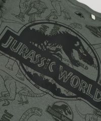 Camiseta-Juvenil-Jurassic-World-Manga-Curta-Verde-9952721-Verde_4