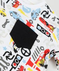 Camiseta-Infantil-Carros-Estampada-com-Bolso-Manga-Curta-Gola-Careca-Branca-9954134-Branco_4