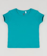 Blusa-Infantil-Basica-Manga-Curta-Verde-Escuro-9954165-Verde_Escuro_1