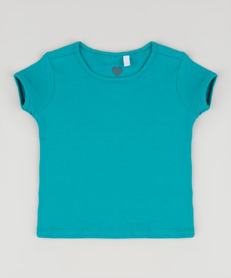 Blusa-Infantil-Basica-Manga-Curta-Verde-Escuro-9954165-Verde_Escuro_1 Blusa-Infantil-Basica-Manga-Curta-Verde-Escuro-9954165-Verde_Escuro_1