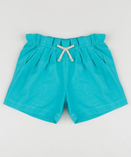 Short-Infantil-de-Linho-com-Bolso-Azul-9955418-Azul_1