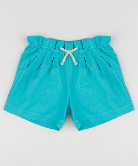 Short-Infantil-de-Linho-com-Bolso-Azul-9955418-Azul_1