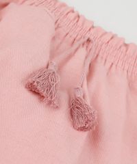Saia-com-Linho-Infantil-Curta-com-Cordao-Rosa-Claro-9944838-Rosa_Claro_4