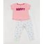 Conjunto-Infantil-de-Blusa--Happy--Manga-Curta-Rosa---Calca-Legging-Estampada-de-Sol-Cinza-Claro-9951595-Cinza_Claro_1