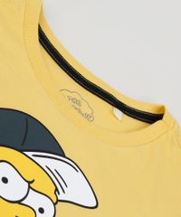 Camiseta-Juvenil-Os-Simpsons-Manga-Curta-Gola-Careca-Amarela-9953710-Amarelo_4