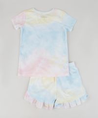 Pijama-Infantil--Sleepy-Princess--Estampado-Tie-Dye-Manga-Curta-Multicor-9957858-Multicor_2