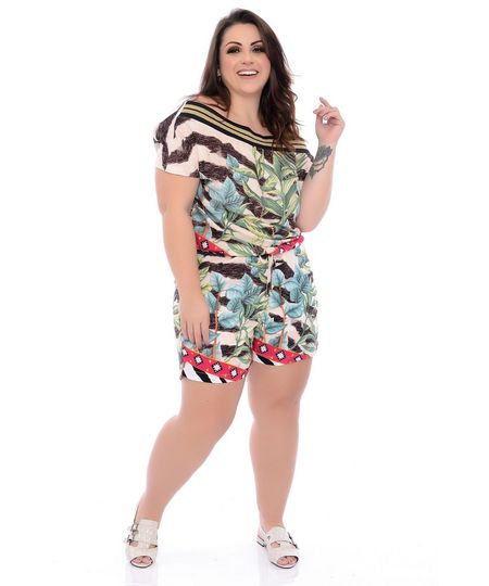 macacão plus size ciganinha