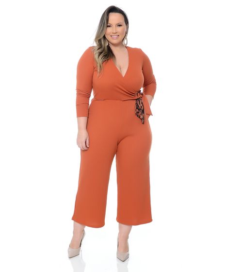 macacao pantacourt plus size