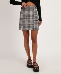 Saia-Feminina-em-Jacquard-Estampada-Xadrez-Multicor-9953099-Multicor_1