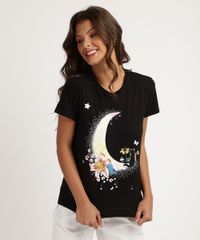 Blusa-Feminina-Lua-e-Flores-Manga-Curta-Decote-Redondo-Preta-9954324-Preto_1