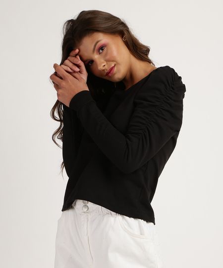 Blusao-de-Moletom-Feminino-Manga-Bufante-Decote-Redondo-Preto-9956774-Preto_1