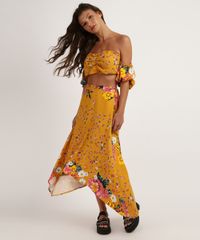 Top-Cropped-Feminino-Estampado-Floral-Ombro-a-Ombro-Manga-Curta-Amarelo-9913889-Amarelo_3