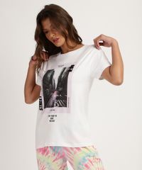 Blusa-Feminina--Stay-True-to-Who-You-Are--Flocada-Manga-Curta-Branca-9945803-Branco_1