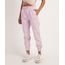Calca-de-Sarja-Feminina-Jogger-Cintura-Super-Alta-com-Bolsos-Lilas-9949580-Lilas_1