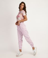 Calca-de-Sarja-Feminina-Jogger-Cintura-Super-Alta-com-Bolsos-Lilas-9949580-Lilas_3
