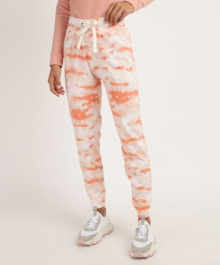 Calca-de-Moletom-Feminino-Estampada-Tie-Dye-Jogger-Laranja-9953297-Laranja_1 Calca-de-Moletom-Feminino-Estampada-Tie-Dye-Jogger-Laranja-9953297-Laranja_1