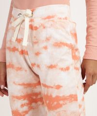 Calca-de-Moletom-Feminino-Estampada-Tie-Dye-Jogger-Laranja-9953297-Laranja_4