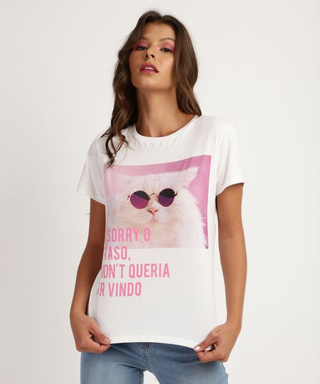 Blusa-Feminina-Gato-de-Oculos-Manga-Curta-Decote-Redondo--Off-White-9954318-Off_White_1 Blusa-Feminina-Gato-de-Oculos-Manga-Curta-Decote-Redondo--Off-White-9954318-Off_White_1