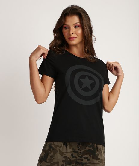 Blusa-Feminina-Capitao-America-Manga-Curta-Preta-9942641-Preto_1