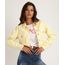 Jaqueta-Jeans-Feminina-Cropped-com-Bolsos-Amarela-9951757-Amarelo_1