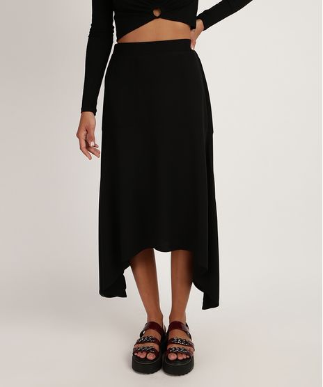 Saia-Feminina-Midi-Assimetrica-com-Recorte-Preto-9899790-Preto_1
