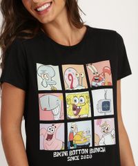 Blusa-Feminina-Bob-Esponja-e-Amigos-Manga-Curta-Decote-Redondo-Preta-9953765-Preto_4