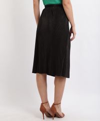 Saia-Feminina-Midi-Plissada-Acetinada--Preta-9953403-Preto_2