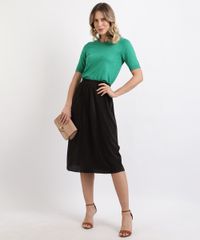 Saia-Feminina-Midi-Plissada-Acetinada--Preta-9953403-Preto_3