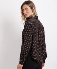 Blusa-Feminina-Ampla-Estampada-Coracao-Geometrico-com-Botoes-Manga-Longa-Gola-Esporte-Preta-9943898-Preto_2