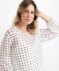 Blusa-Feminina-Estampa-de-Poa-Manga-Longa-Decote-Redondo-Off-White-9949738-Off_White_4