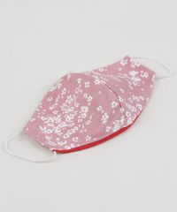 Mascara-de-Tecido-Reutilizavel-para-Protecao-Individual-Infantil-Estampado-Floral-Rosa-9952458-Rosa_3