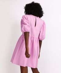 Vestido-Feminino-Mindset-Curto-com-Recorte-Manga-Bufante-Rosa-Claro-9958199-Rosa_Claro_2