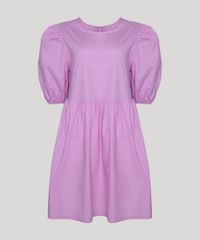 Vestido-Feminino-Mindset-Curto-com-Recorte-Manga-Bufante-Rosa-Claro-9958199-Rosa_Claro_5