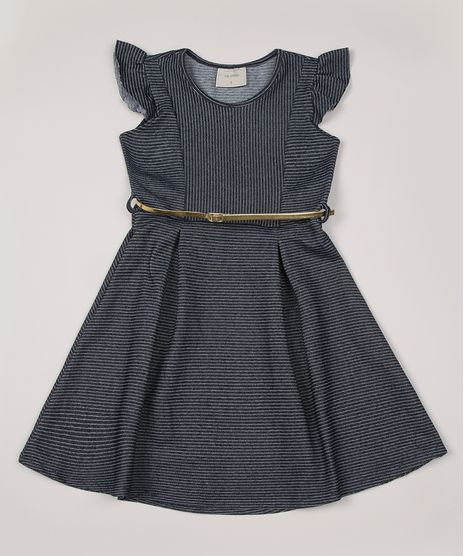 Vestido-Infantil-Estampado-Listrado-com-Cinto-e-Babados-Sem-Manga-Azul-Marinho-9944576-Azul_Marinho_1