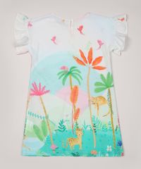 Vestido-Infantil-Floresta-Manga-Curta-com-Babados-Branco-9955574-Branco_2