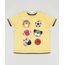 Camiseta-Infantil-Bichinhos-Manga-Curta-Gola-Careca-Amarela-9954956-Amarelo_1