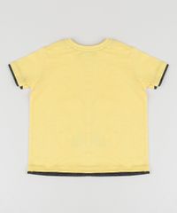 Camiseta-Infantil-Bichinhos-Manga-Curta-Gola-Careca-Amarela-9954956-Amarelo_2