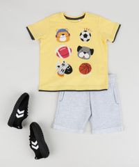 Camiseta-Infantil-Bichinhos-Manga-Curta-Gola-Careca-Amarela-9954956-Amarelo_3