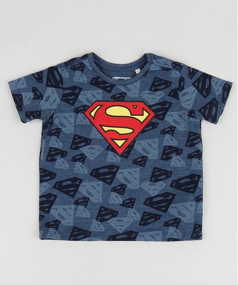 Camiseta-Infantil-Super-Homem-Estampada-Manga-Curta-Gola-Careca-Azul-Escuro-9952389-Azul_Escuro_1