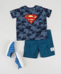 Camiseta-Infantil-Super-Homem-Estampada-Manga-Curta-Gola-Careca-Azul-Escuro-9952389-Azul_Escuro_3